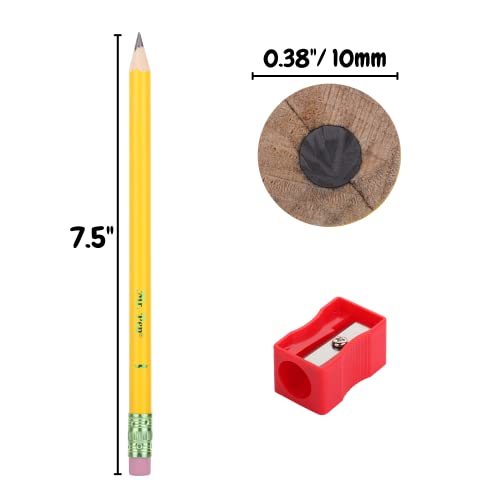 Mr. Pen- Jumbo Pencils, 10 Pencils and 1 Sharpener, Big Pencil, Fat Pencils, Jumbo Pencils for Preschoolers, Fat Pencils for Kindergarten, Thick Pencils, Big Pencils for Preschoolers, Large Pencil. - Image 7