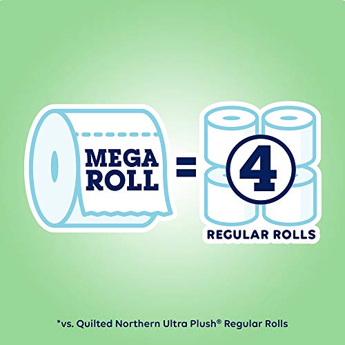 Quilted Northern Eco Comfort Toilet Paper, Mega Rolls, 6 Count of 308 Sheets Per Roll - Image 2