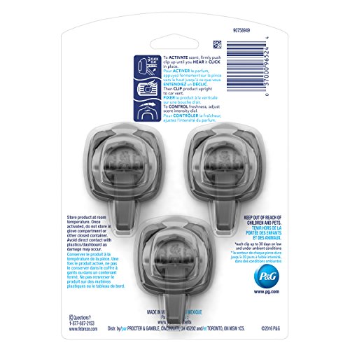 Febreze Car Vent Clips Linen and Sky Air Freshener, 0.04 Pound - Image 7