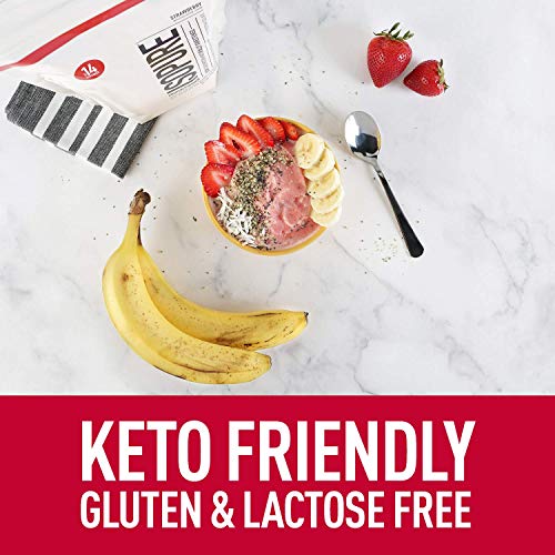 Isopure Protein Powder, Whey Protein Isolate Powder, 25g Protein, Low Carb & Keto Friendly, Naturally Sweetened & Flavored, Flavor: Strawberry, 1 Pound - Image 3