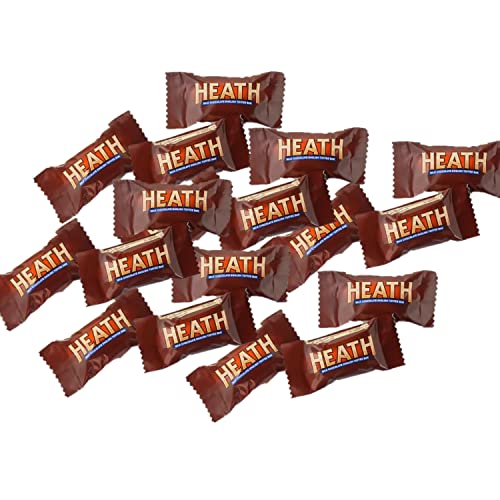Hershey (1) Bag Heath Miniatures Candy Bars - Milk Chocolate English Toffee Candy Bars - Individually Wrapped - Net Wt. 2.4 oz - Image 3