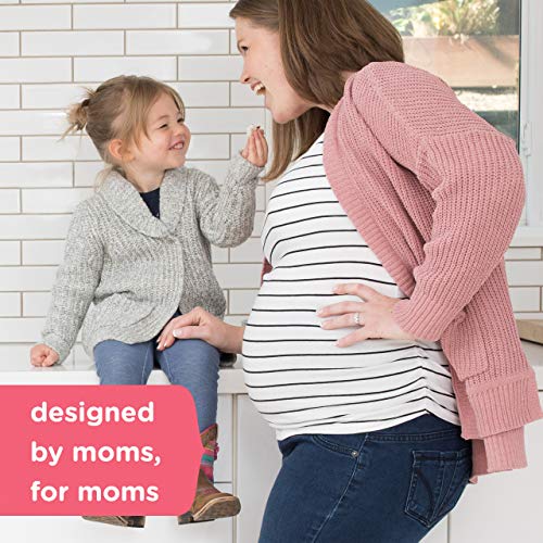 Mommy's Bliss Belly Lotion: For Hydrated, Resilient, & Elastic Skin During Pregnancy, Reduce Stretch Mark Appearance with Cocoa Butter Bohemian Rose Scent, 8 Fl Oz - Image 2