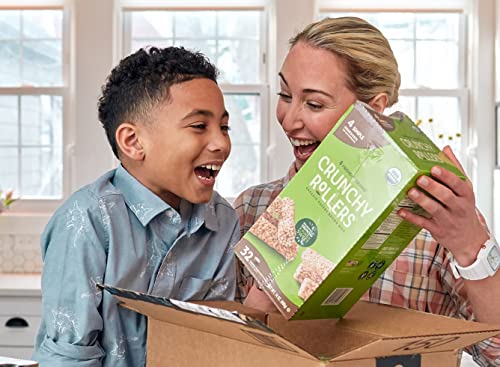 Friendly Grains - Crunchy Rollers - Organic Rice Snacks, Crispy Puffed Rice Rolls, Healthy Snack Rolls for Adults and Kids - Original Brown Rice (16 packs of 2) - Image 6