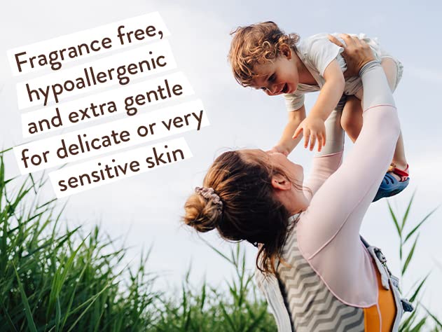 Babo Botanicals Sensitive Baby Fragrance-Free 2-in-1 Shampoo & Wash - with Natural Oat Protein, Shea & Cocoa Butter - EWG Verified & Hypoallergenic - 16 fl. oz. - Image 10