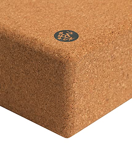 Manduka Yoga Cork Block - Yoga Prop and Accessory, Good for Travel, Comfortable Edges, Lightweight, Extra Firm Cork, 4" x 6" x 9" (10 x 15 x 22.5 cm) (Pack of 2) - Image 7