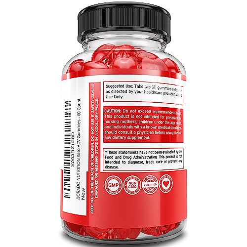Keto ACV Gummies for Weight Management Advanced Formula (1000mg Per Serving) - Apple Cider Vinegar Gummies - Support Healthy Digestion & Metabolism - Delicious Apple Flavor - ACV 1000mg (60 Gummies) - Image 4