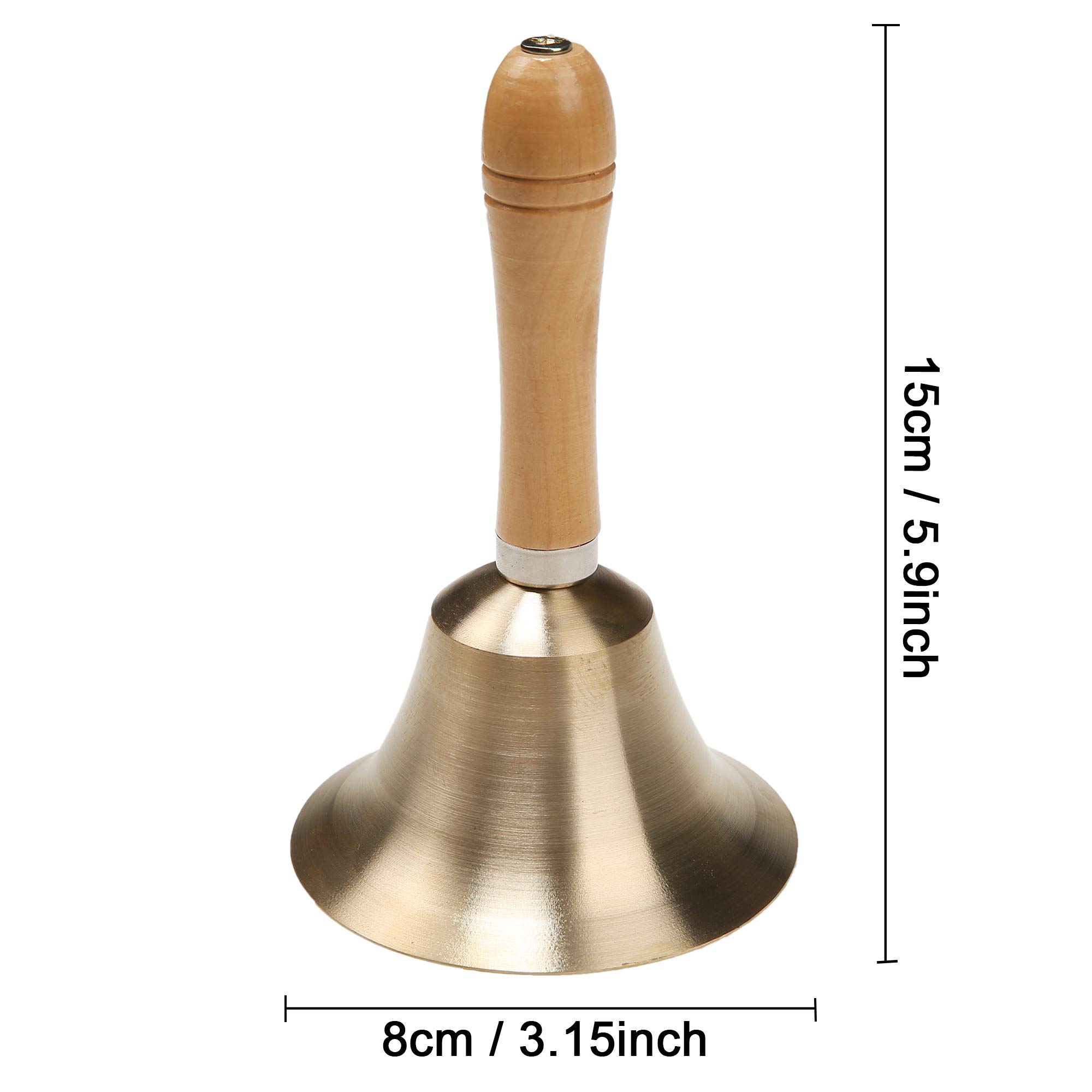 Super Loud Solid Brass Hand Call Bell - Image 7